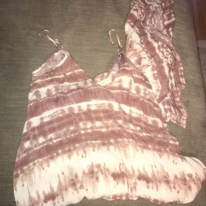 Flattering Lovestitch v neck tie dye maxi
